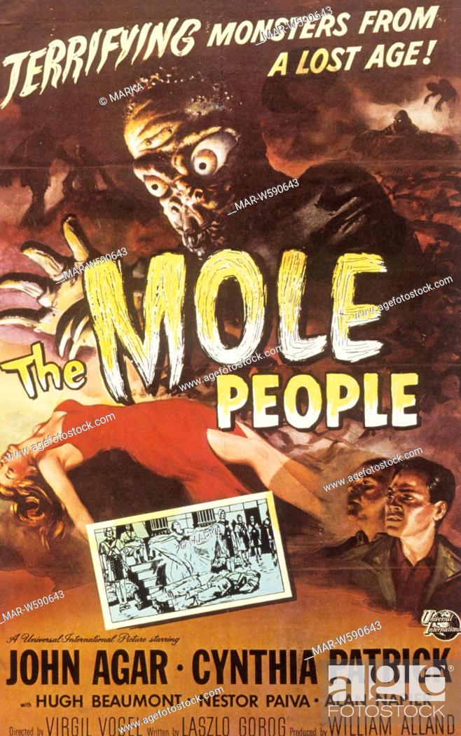 Photo de stock: the mole people, 1956.