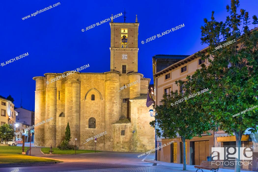Stock Photo: Santa Maria La Real monastery, Nájera. La Rioja. Spain.