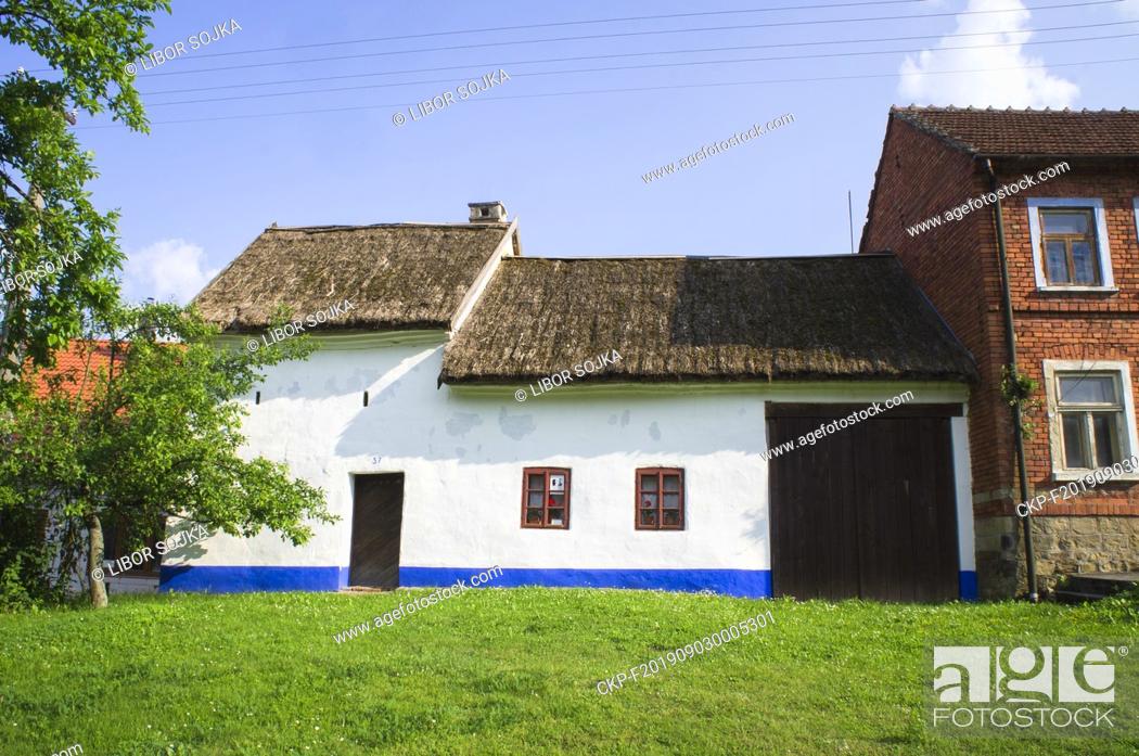 Stock Photo: The Farmhouse and Farmstead, No. 57 in Vlcnov, Zlin Region, Czech Republic, June 7, 2019. (CTK Photo/Libor Sojka).