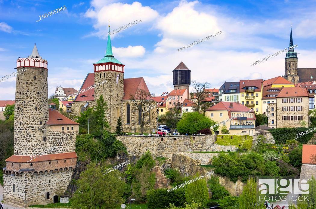 Imagen: Classic view of the skyline of the historic old town of Bautzen, Upper Lusatia, Saxony, Germany.
