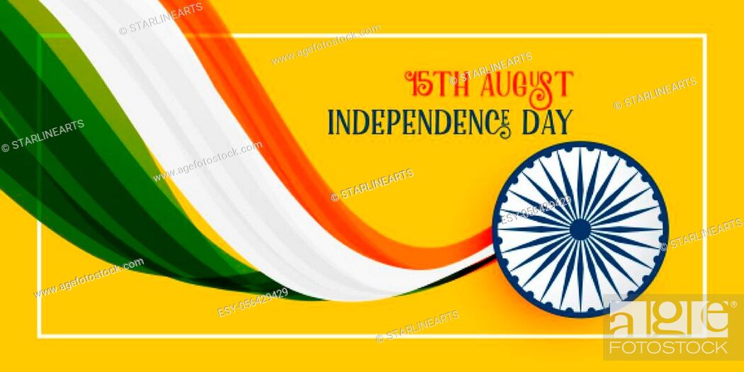 happy independence day of india wallpaper, Stock Vector, Vector And Low  Budget Royalty Free Image. Pic. ESY-056429429 | agefotostock