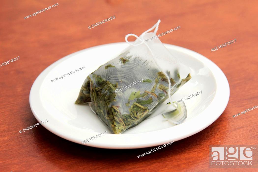 Stock Photo: teabag.