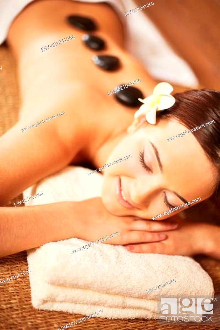 Stock Photo: Woman in spa salon.