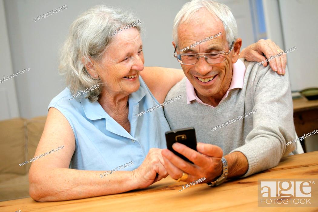 Stock Photo: Senior couple.