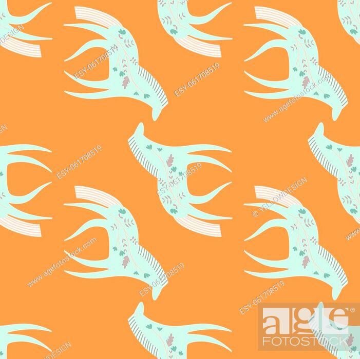 Hand drawn horse seamless pattern. Cute cartoon wallpaper with wild flower  and stylized animals, Stock Vector, Vector And Low Budget Royalty Free  Image. Pic. ESY-061708519 | agefotostock
