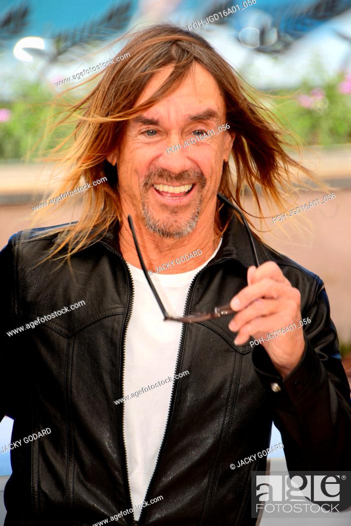 Stock Photo: Iggy Pop Photocall of the film 'Gimme Danger' 69th Cannes Film Festival May 19, 2016.