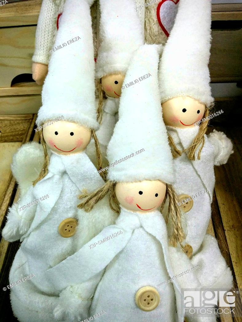 Stock Photo: Angel dolls.