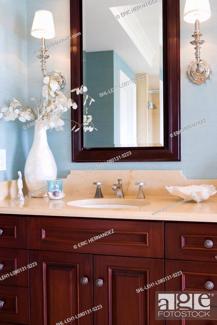 Contemporary Bathroom Vanity And Sink, Tropical Bathroom Vanity