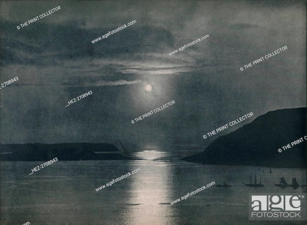 Stock Photo: 'Midnight Sun at Hammerfest', 1914. Creator: Unknown.
