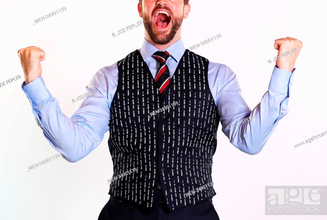 Stock Photo: A waistcoat with ‘It’s Coming Home’ embroidered in has been made a reality by mobile phone brand Huawei following their photoshopped version released last week.