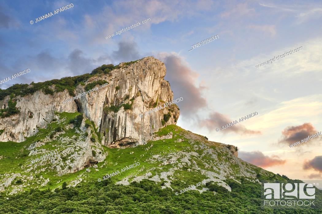 Stock Photo: Monte Cerredo, Castro Urdiales, Cantabria, Spain, Europe.