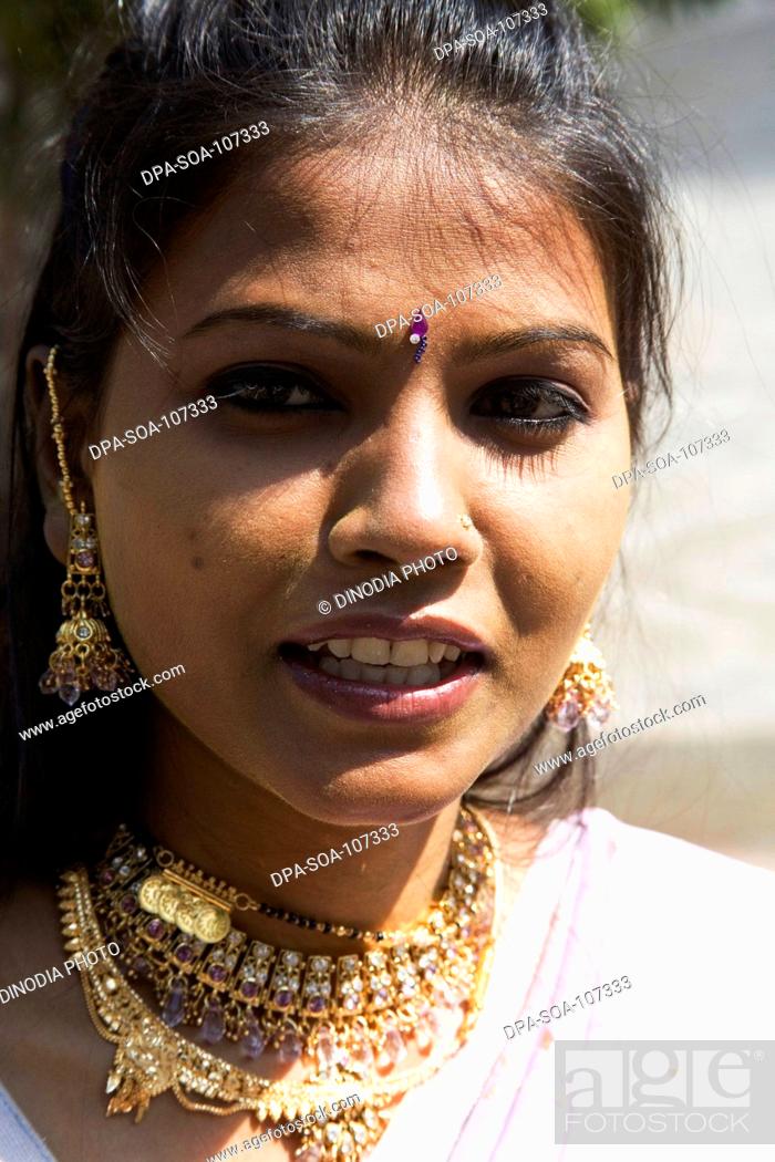 Portrait Of Bride in Court marriage ; Mumbai Bombay ; Maharashtra ; India,  Stock Photo, Picture And Rights Managed Image. Pic. DPA-SOA-107333 |  agefotostock