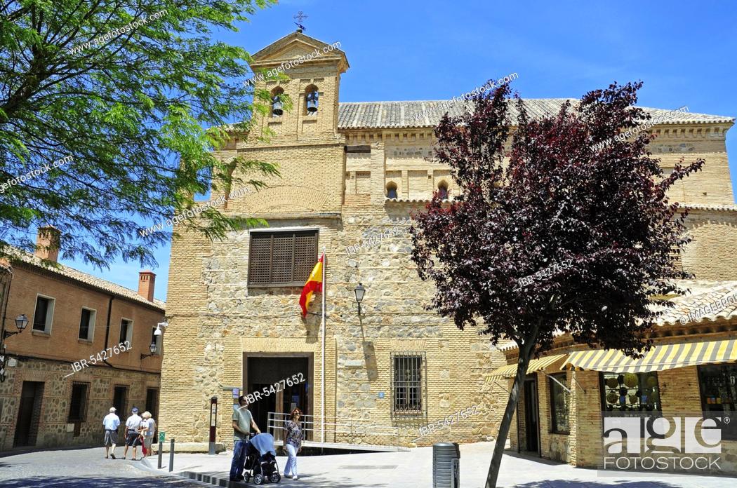 Stock Photo: El Transito Synagogue, Sinagoga del, Castilla-La, Sefardi Museum, Toledo, Castilla-La Mancha, Spain, Europe.