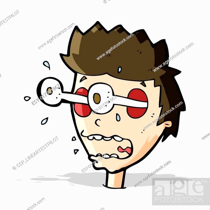 cartoon surprised man with eyes popping out, Stock Vector, Vector And Low  Budget Royalty Free Image. Pic. ESY-017791967 | agefotostock