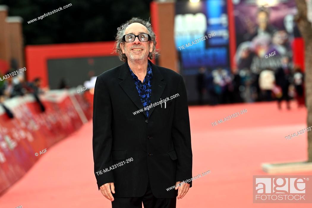 Instrumento ladrar servir Tim Burton during a red carpet during the 16th Rome Film Fest 2021 on  October 23, 2021 in Rome, Foto de Stock, Imagen Derechos Protegidos Pic.  TIE-MLA231021-290 | agefotostock