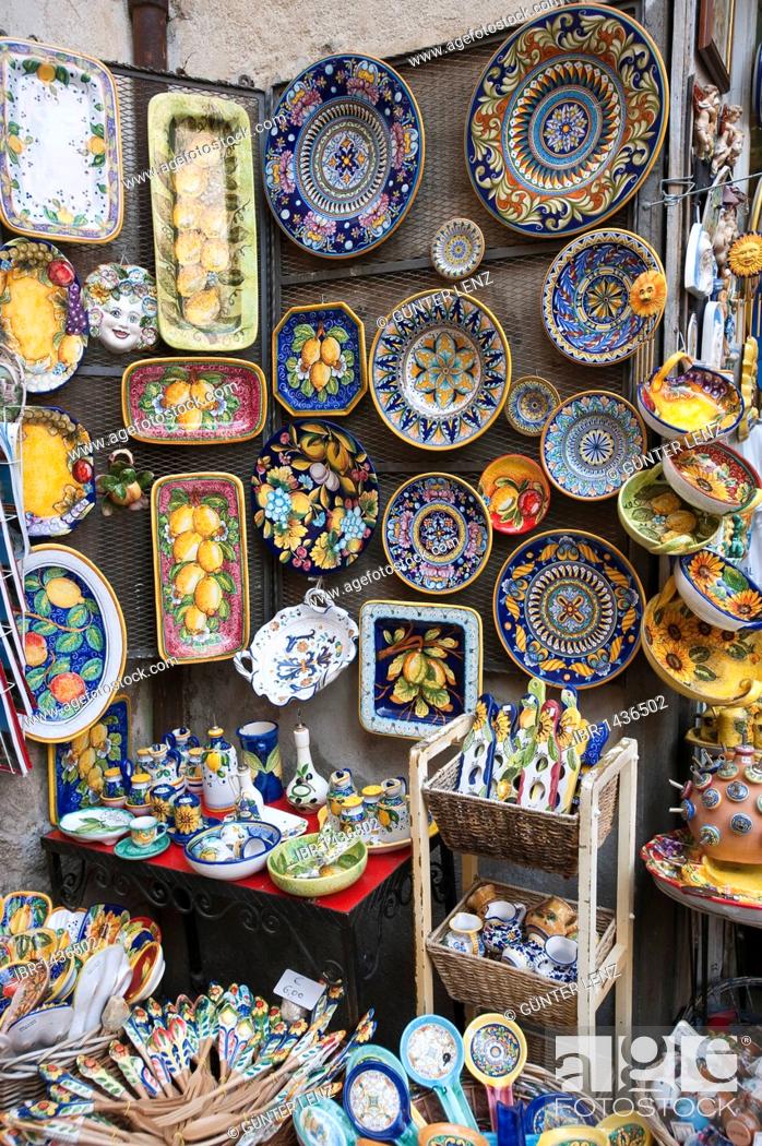 Stock Photo: Souvenirs, Orvieto, Umbria, Italy, Europe.