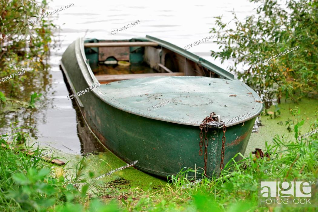 Stock Photo: old Fishing Boat.
