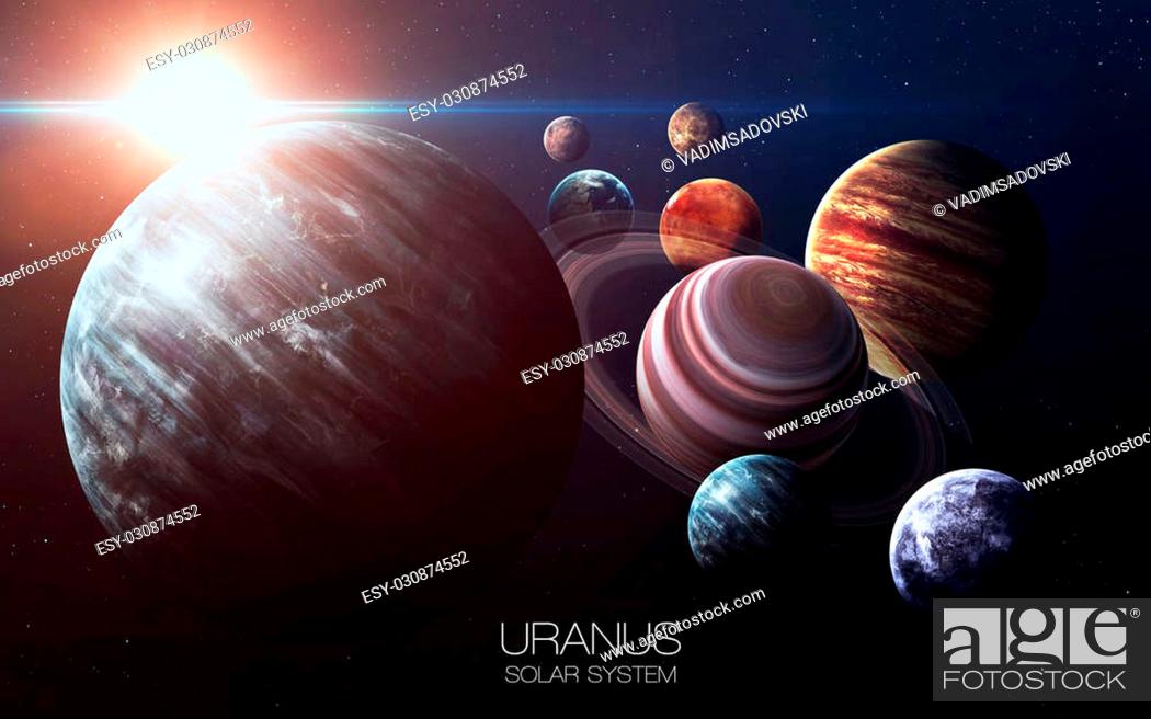 Uranus - High resolution images presents planets of the solar system, Stock  Photo, Picture And Low Budget Royalty Free Image. Pic. ESY-030874552 |  agefotostock