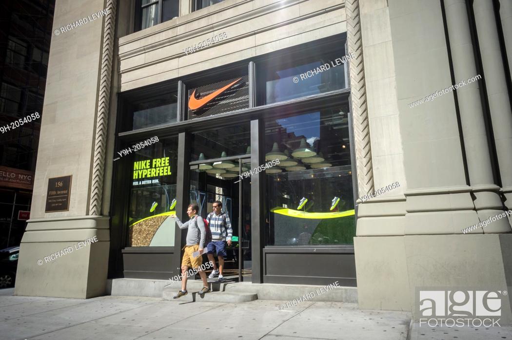 A Nike store in the Flatiron district 