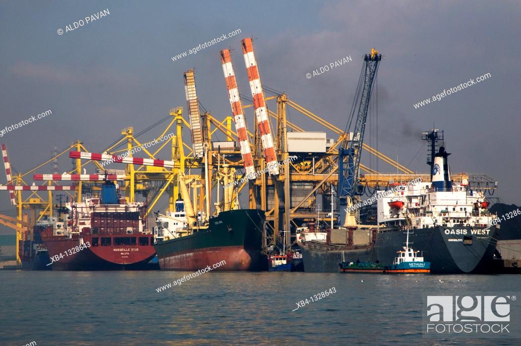 Stock Photo: Italy, Venice, Marghera industrial district.