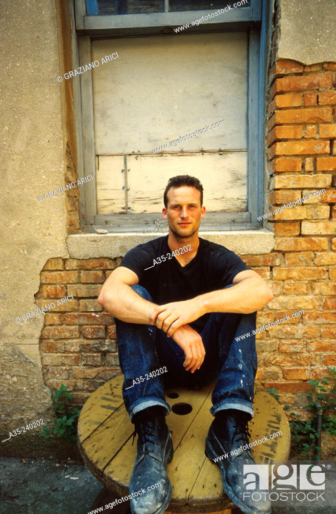 Stock Photo: Matthew Barney, American Artist. 1993.