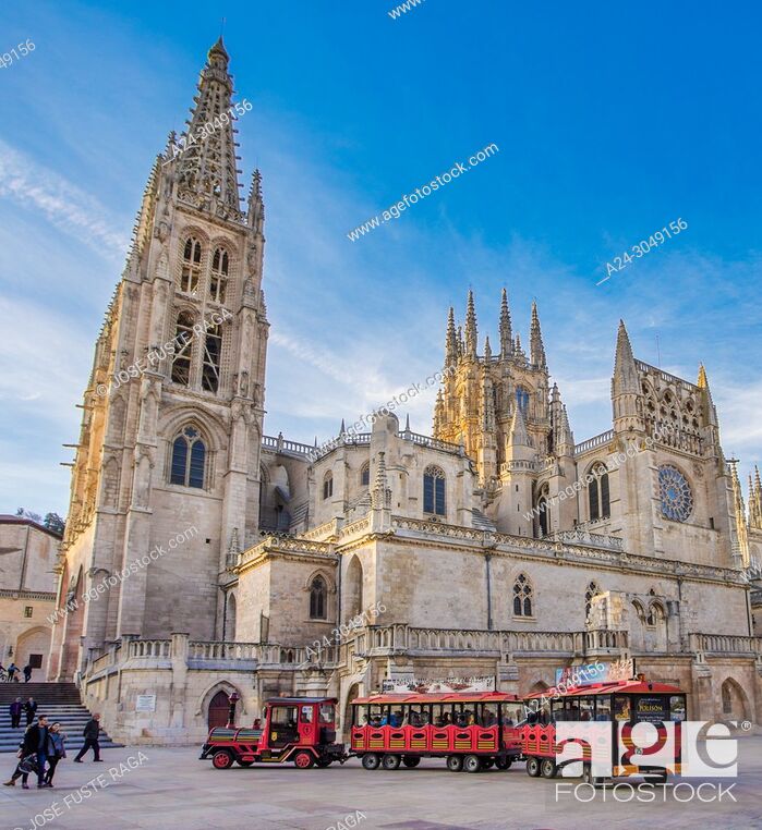 Stock Photo: Spain, Burgos City, Burgos Cathedral (W. H. ).