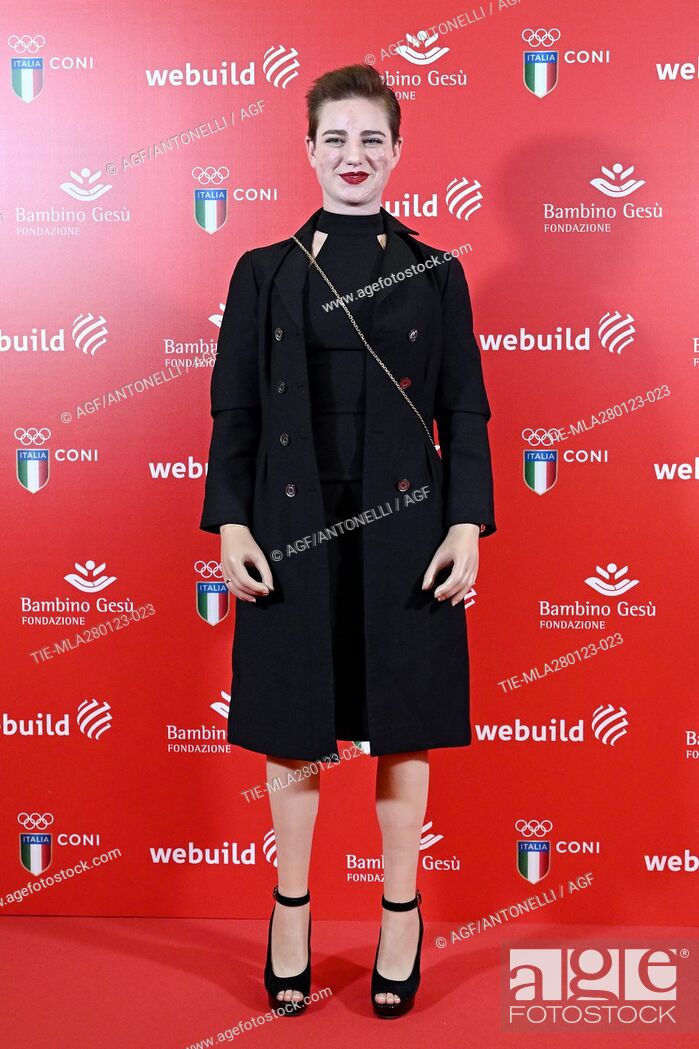 Stock Photo: Bebe Vio at event created in support of the 'I take care of you' campaign, for the creation of the Pediatric Palliative Care Center at the Bambino Gesu'.