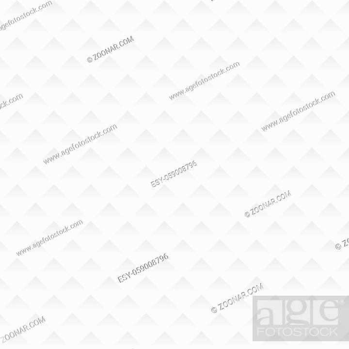 Stock Photo: Abstract white background with many identical rhombuses - Vector illustration.