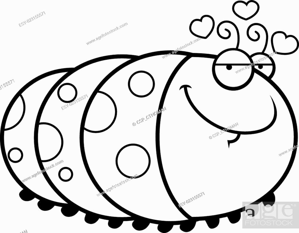Cartoon Caterpillar in Love, Stock Photo, Picture And Low Budget Royalty  Free Image. Pic. ESY-023155571 | agefotostock