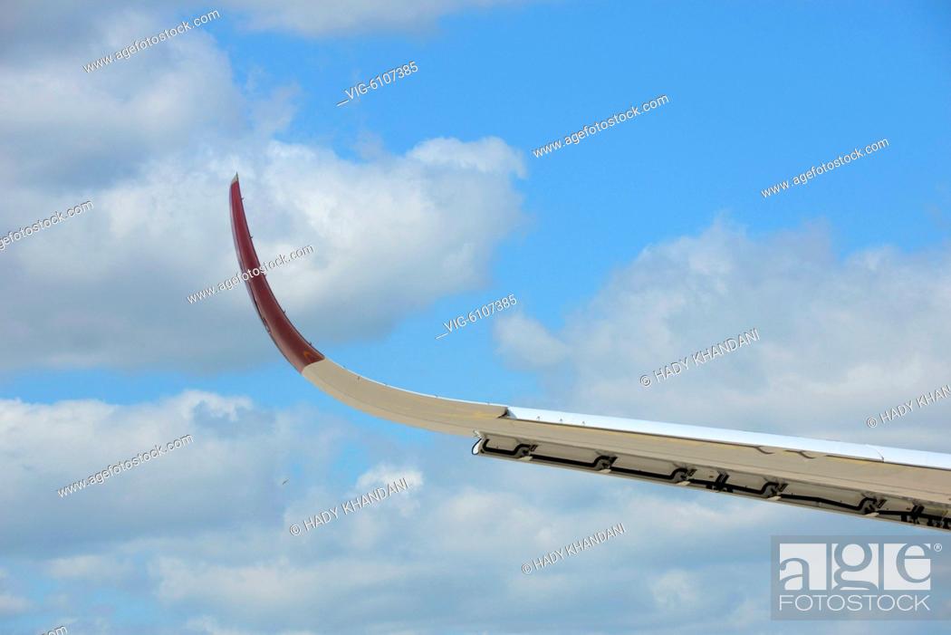 Stock Photo: AIRBUS A350 - 900 WINGLETS - 19/05/2015.