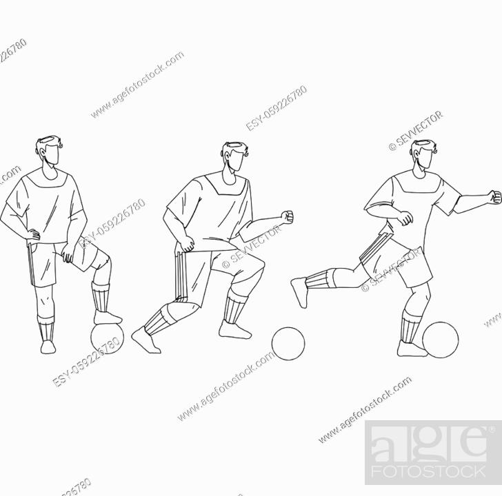 Boy Playing Football Sketch Stock Illustrations – 286 Boy Playing Football  Sketch Stock Illustrations, Vectors & Clipart - Dreamstime