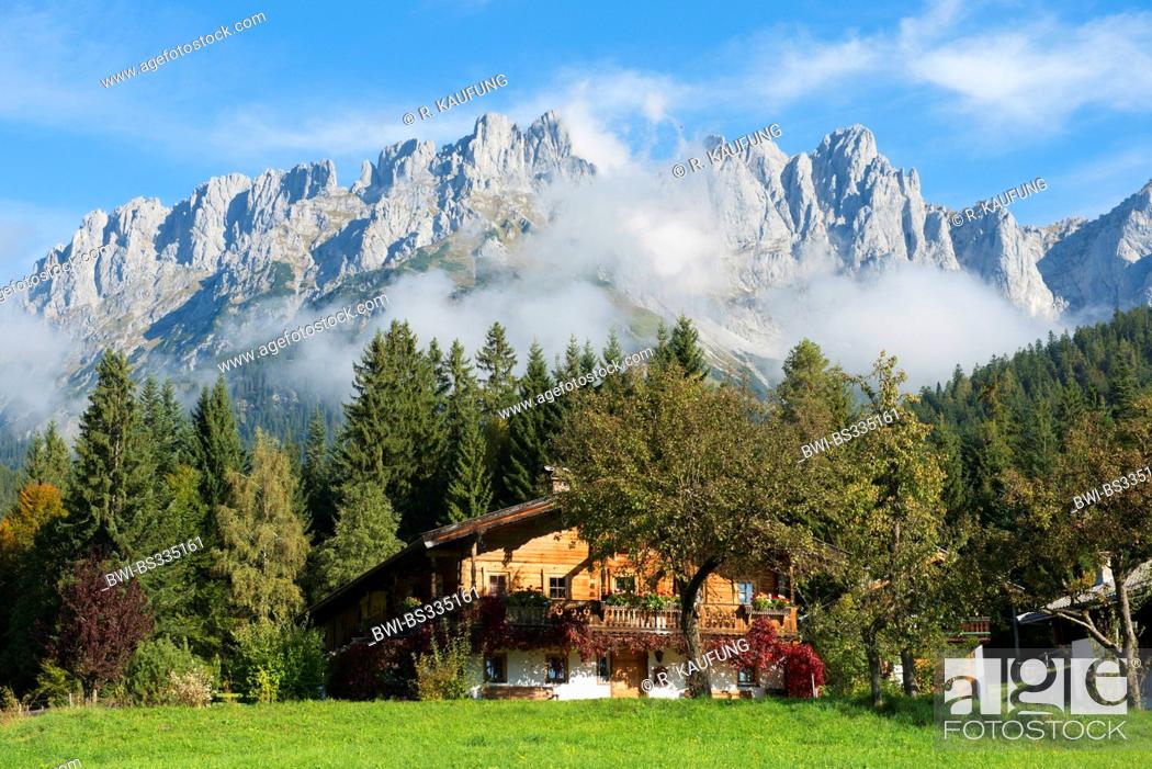 Stock Photo: Wild Kaiser, Austria, Tyrol.