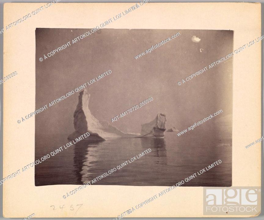 Stock Photo: [Icebergs], 1893â€“95, Albumen silver print from glass negative, Image: 3 5/8 Ã— 4 1/2 in. (9.2 Ã— 11.4 cm), Photographs, Robert E.