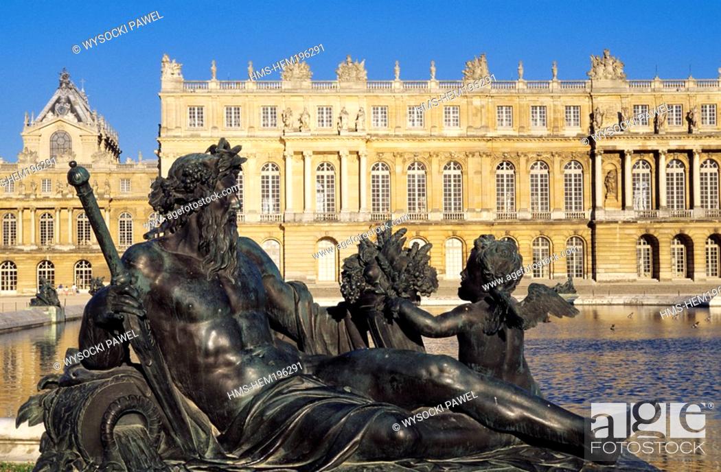 Stock Photo: France, Yvelines, Chateau de Versailles, listed as World Heritage by UNESCO.