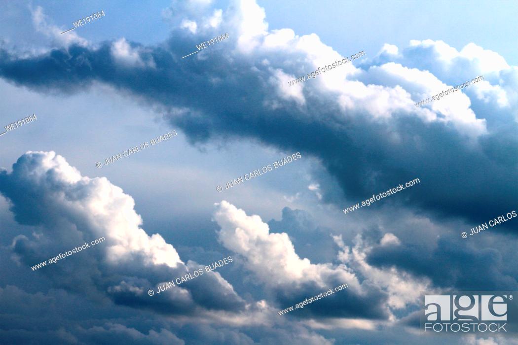 Stock Photo: Cloudscape.