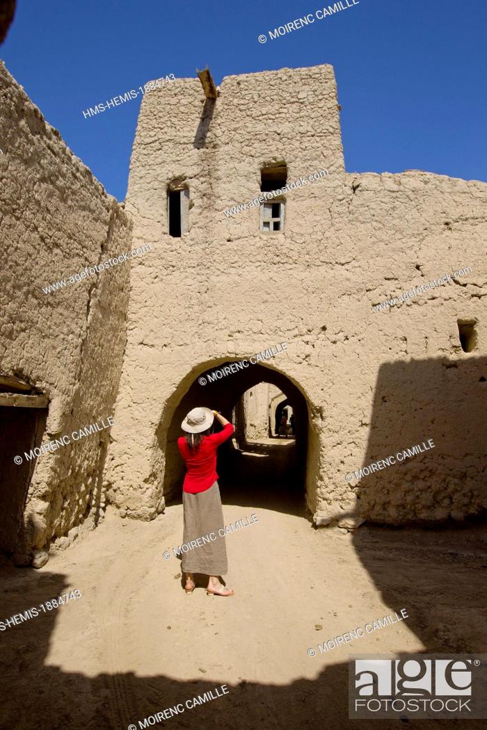 Stock Photo: Sultanate of Oman, Ad Dakhiliyah region, Adam, historic village restoration.