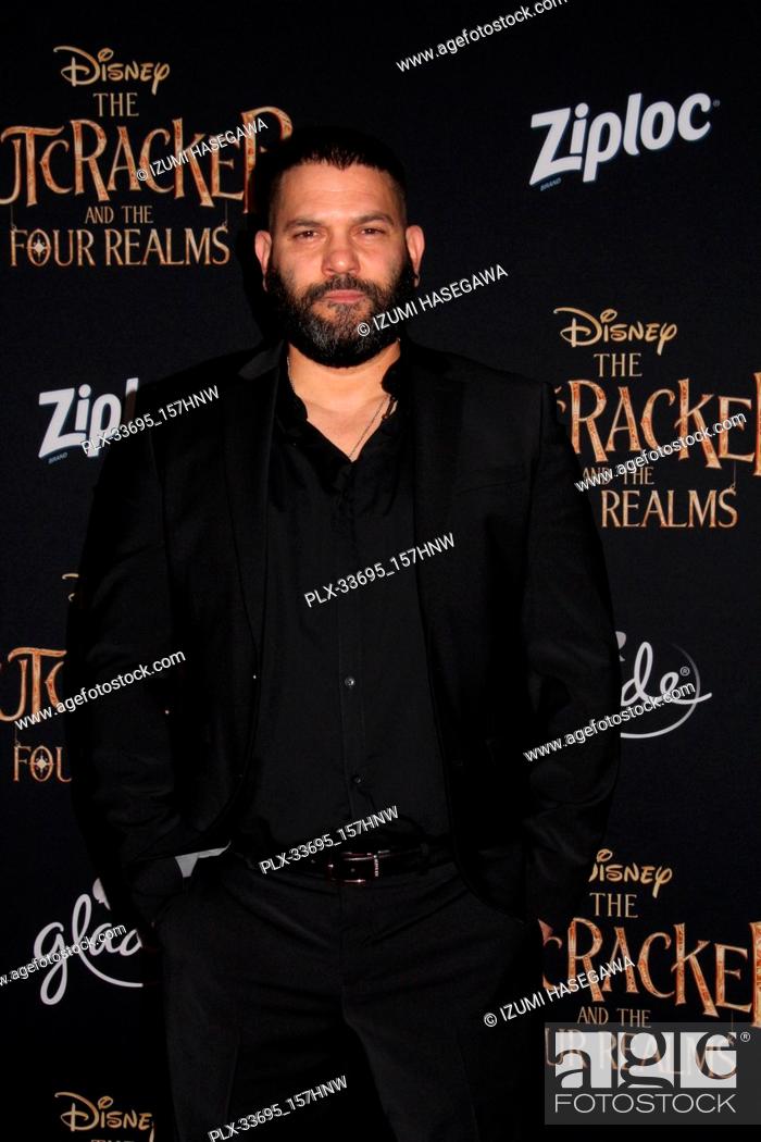 Stock Photo: Guillermo Diaz 10/29/2018 The World Premiere of ""The Nutcracker and The Four Realms"" arrival held at The Ray Dolby Ballroom in Los Angeles.