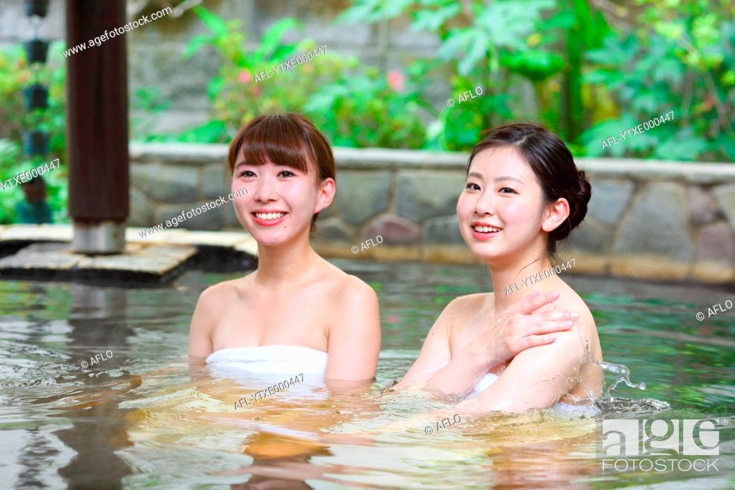 Women bathing photos