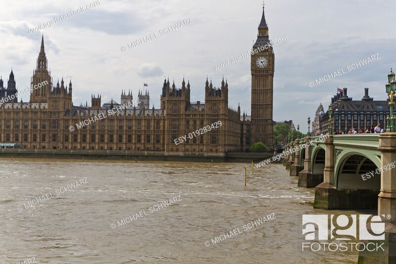 Imagen: Big Ben, Westminster Bridge, London.