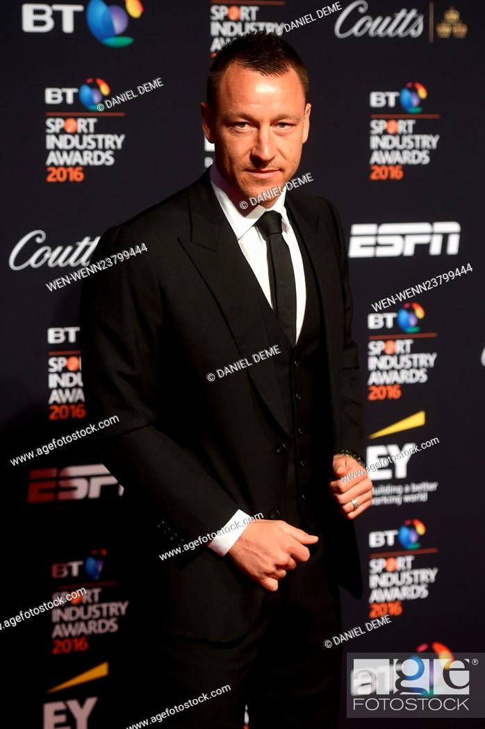 Stock Photo: BT Sports Industry Awards held at the Battersea Evolution - Arrivals. Featuring: John Terry Where: London, United Kingdom When: 28 Apr 2016 Credit: Daniel.