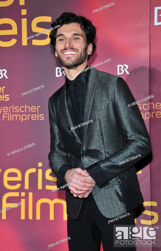 Stock Photo: Actor Vladimir Korneev arrives to the gala for the Bavarian Film Awards ceremony in the Prinzregenten Theater in Munich, Germany, 20 January 2017.