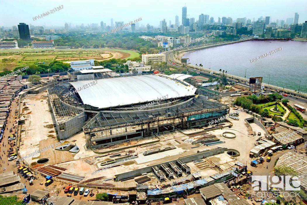 Photo de stock: Sardar vallabhbhai patel stadium, worli, mumbai, maharashtra, india, asia.