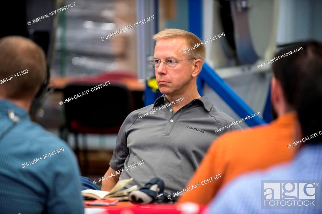 Stock Photo: NASA astronaut Tim Kopra, Expedition 46 flight engineer and Expedition 47 commander, is pictured during an emergency scenario training session in the Space.