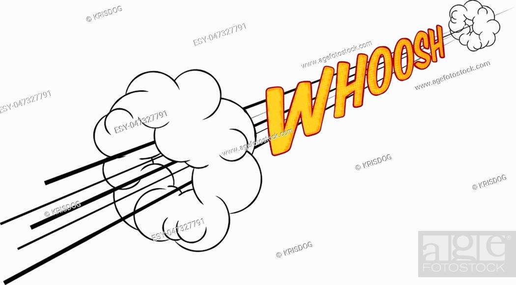 A cartoon comic book sonic boom whoosh fast sound effect design element  graphic, Stock Vector, Vector And Low Budget Royalty Free Image. Pic.  ESY-047327791 | agefotostock