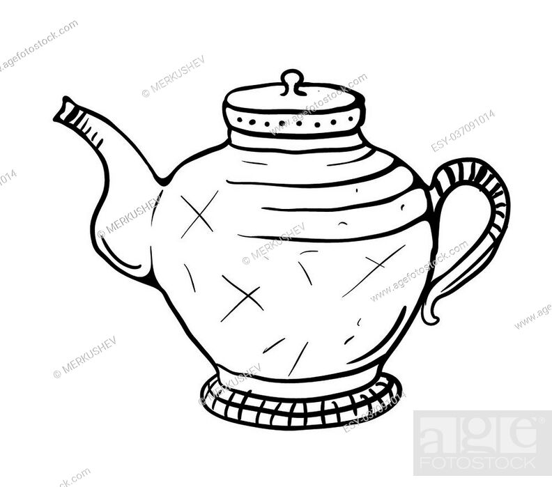 How to draw a teapot | Step by step Drawing tutorials | Teapot drawing,  Drawing tutorial, Tea pots