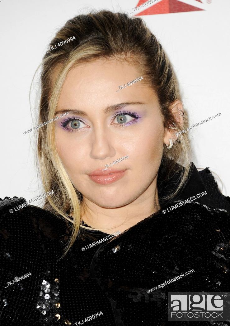 Stock Photo: Miley Cyrus at the 2019 MusiCares Person Of The Year Honoring Dolly Parton held at the Los Angeles Convention Center in Los Angeles, USA on February 8, 2019.