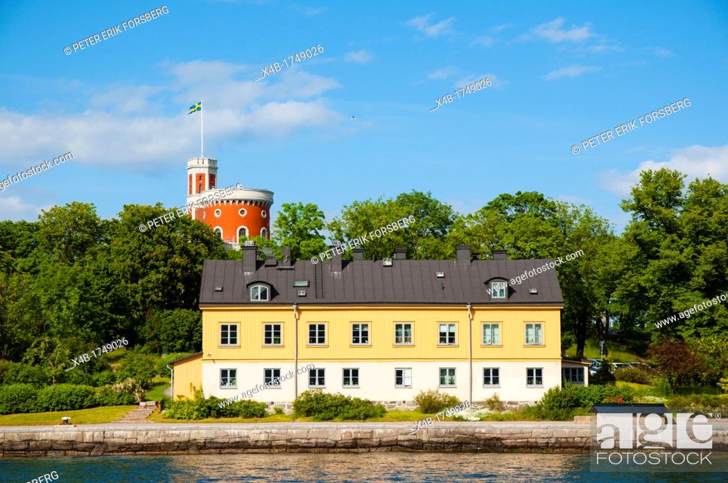 Stock Photo: Kastellholmen island Stockholm Sweden Europe.