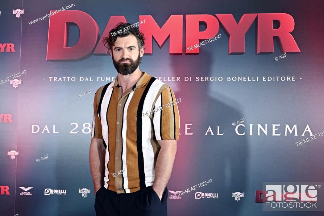 Stock Photo: Actor Stuart Martin during Dampyr photocall in Rome, Italy 27 October 2022.