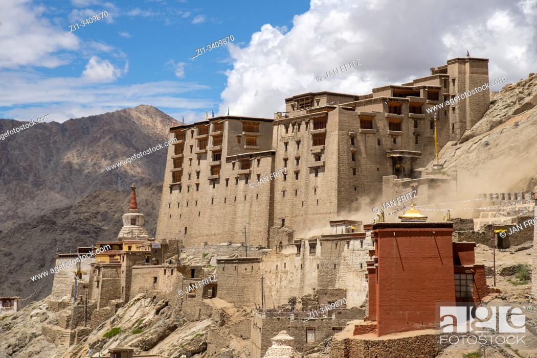 Photo de stock: old palace of Leh, Ladakh, India.