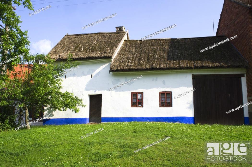 Stock Photo: The Farmhouse and Farmstead, No. 57 in Vlcnov, Zlin Region, Czech Republic, June 7, 2019. (CTK Photo/Libor Sojka).